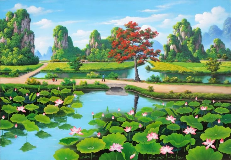Tĩnh lặng thơ mộng bên Hồ Sen