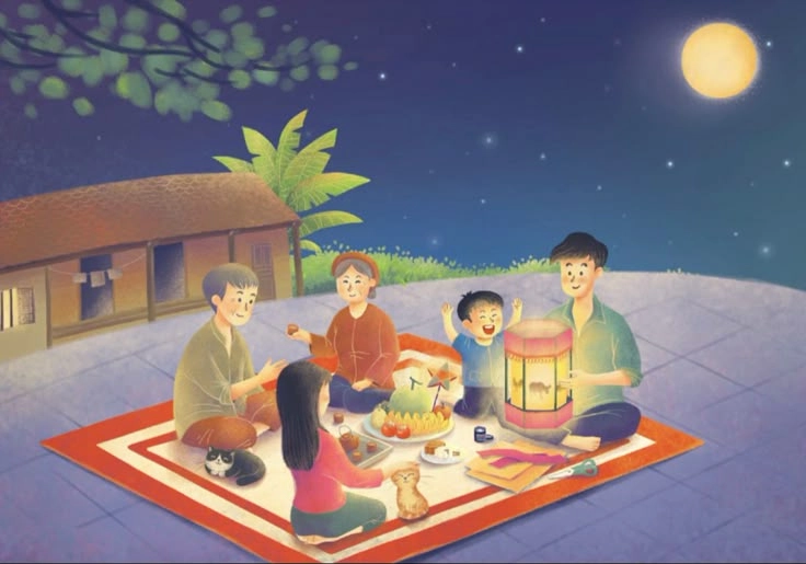 Thơ mộng dịu dàng ánh Trăng đồng quê