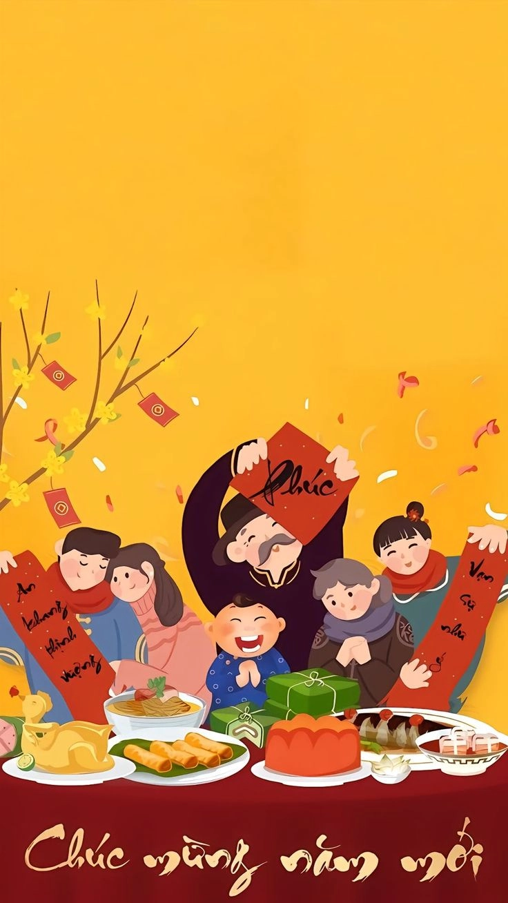 Ấm lòng cả nhà Chúc năm mới