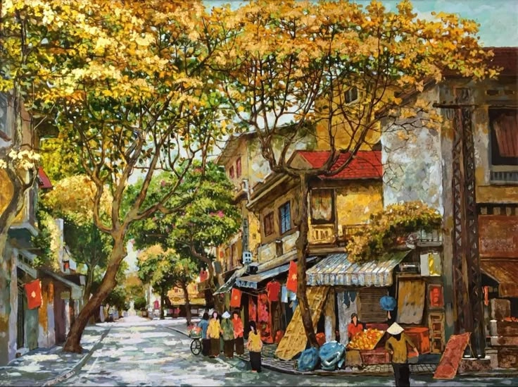 Xào xạc lá vàng là Tiếng thu