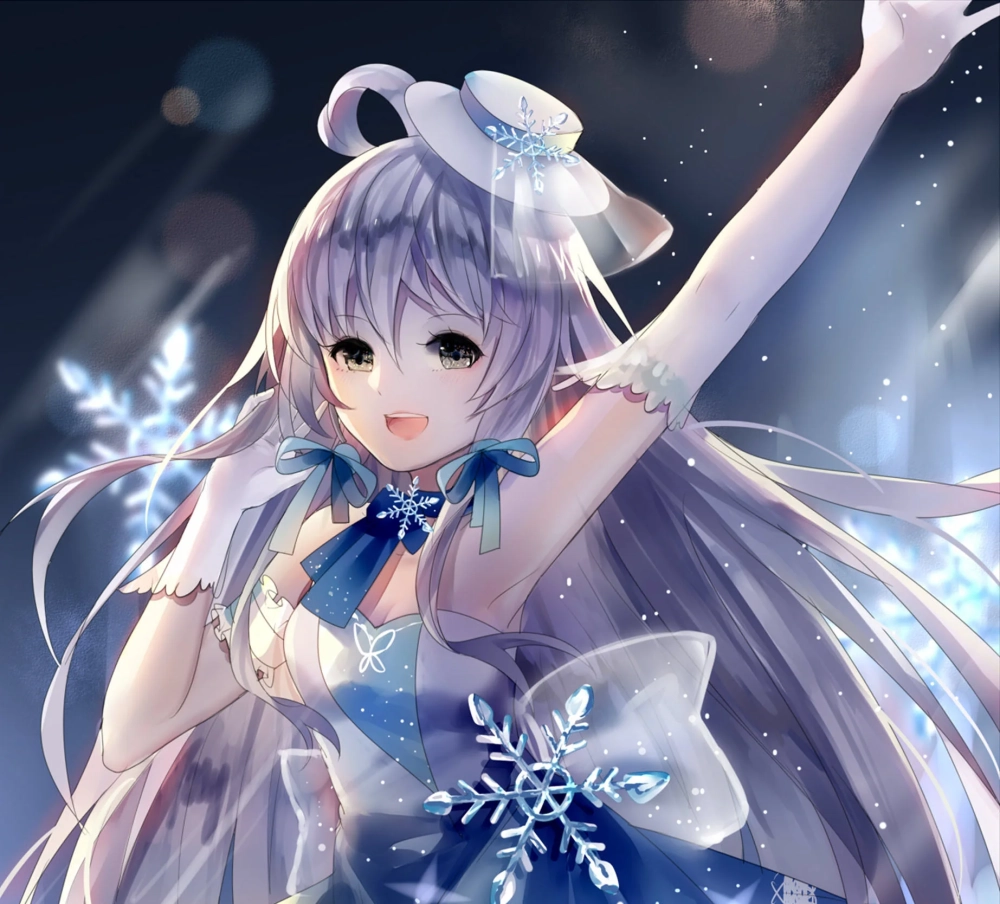 Hình nền anime nữ ngầu đáng yêu nét vẽ mềm mại 