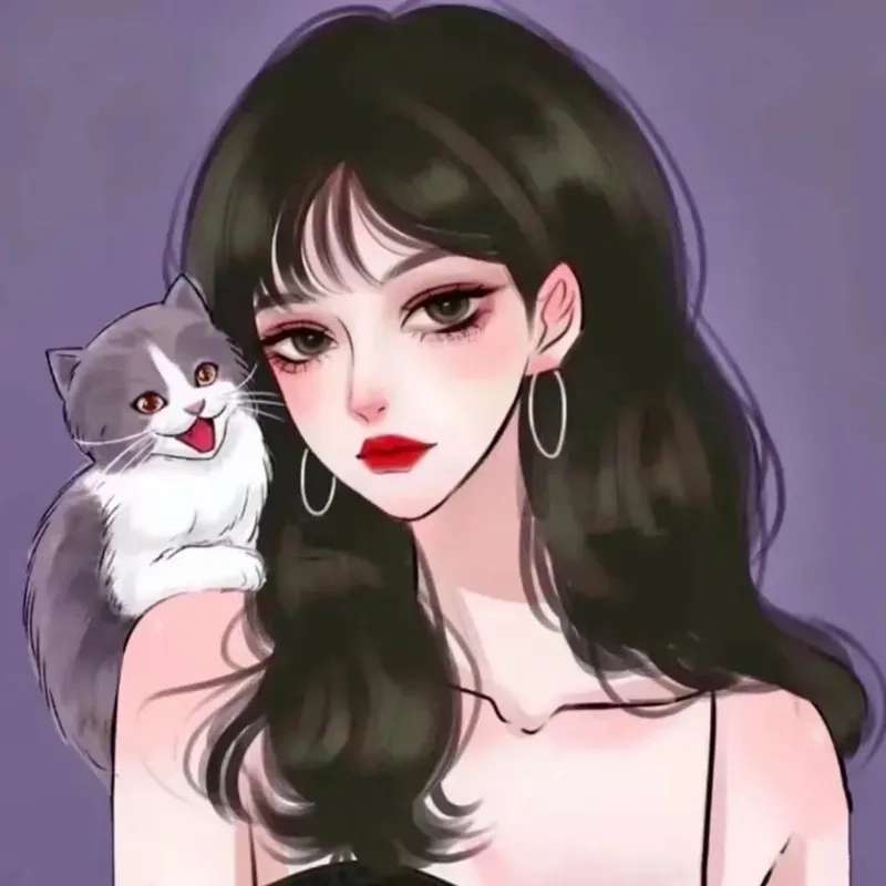 Avatar nữ anime cho Facebook nổi bật dễ thương 