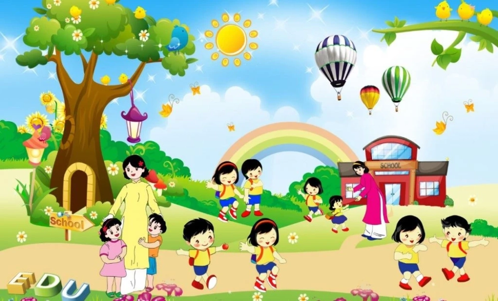 Thơ ngây thơ bé hỏi Ô hay cô giáo mầm non
