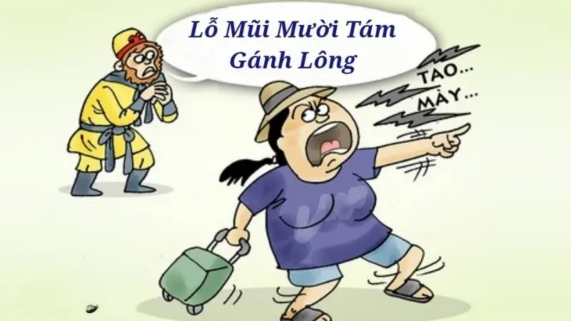Giá trị nghệ thuật của bài ca dao lỗ mũi mười tám
