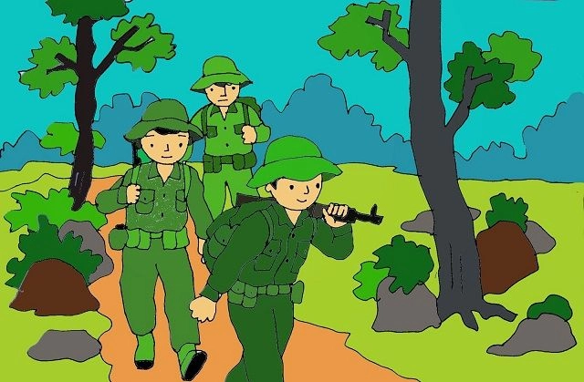 Thơ ngợi ca hình ảnh Chú bộ đội thân thương