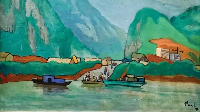 Sông Lô một dải trong ngần / Thảnh thơi ta rũ bụi trần cũng nên