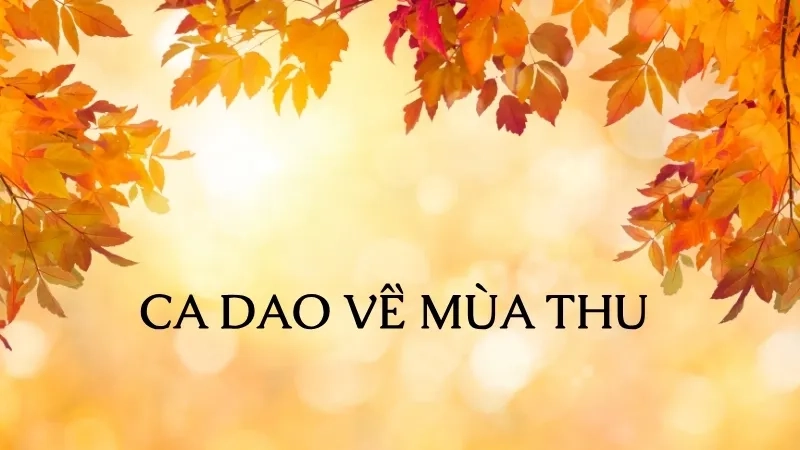 Ca dao về mùa thu