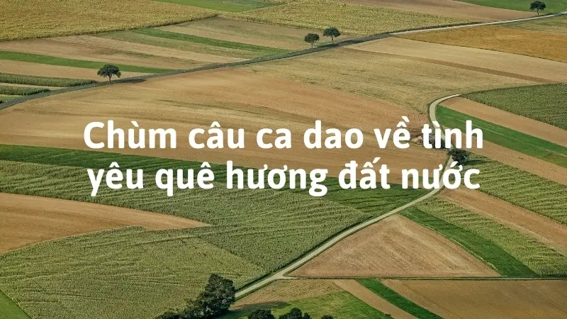 Chùm câu ca dao về tình yêu quê hương đất nước