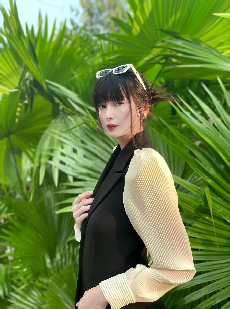 Cao Thái Hà chiều cao 1m70 cùng vóc dáng chuẩn hoa hậu