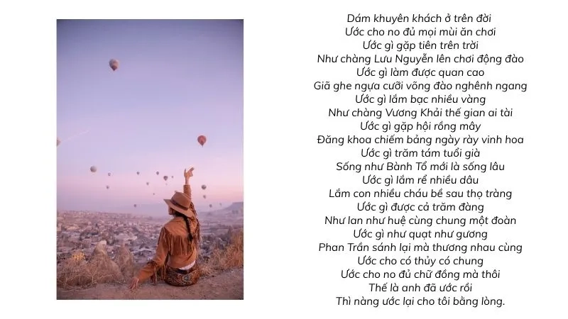Dám khuyên khách ở trên đời Ước cho no đủ mọi mùi ăn chơi