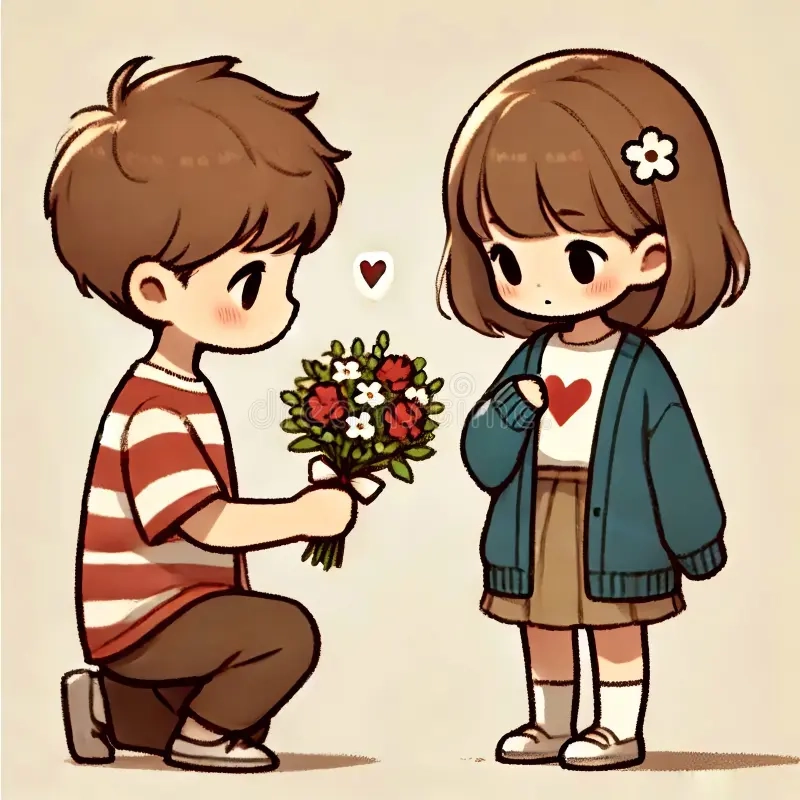 Chút ngọt ngào Tặng hoa cho vợ
