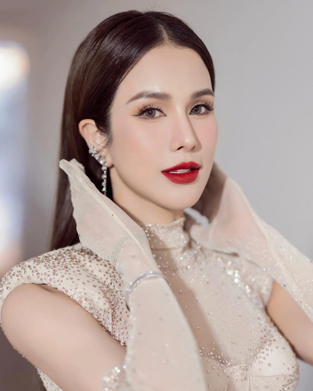 Không gian sống động tại cửa hàng trà sữa Diệp Lâm Anh