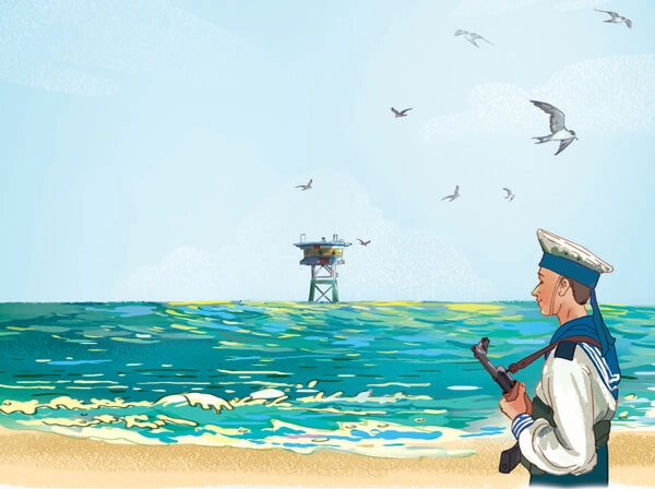 Từng câu thơ gắn bó với hình ảnh Đảo thân yêu