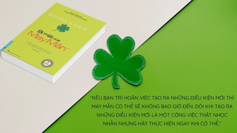 Cuốn sách Bí Mật Của May Mắn: Hành trình gieo hạt may mắn.