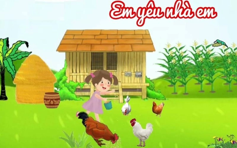 Nhà nhỏ xinh vang lời Em yêu nhà em