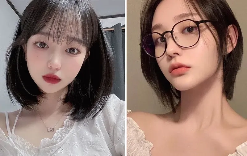 Kiểu tóc ngắn cho mặt tròn tạo cảm giác mặt thon gọn hơn