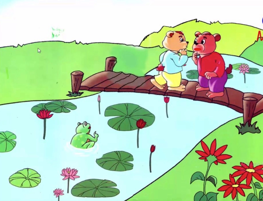 Bé bật cười cùng Gấu qua cầu