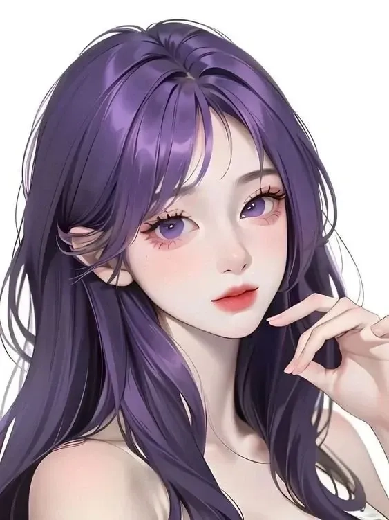 Anime gái đẹp dễ thương nét vẽ mềm mại đáng yêu 