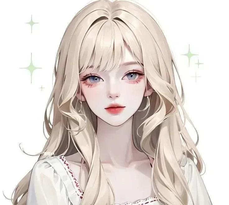 Ảnh gái xinh anime nét vẽ mềm mại kawaii 