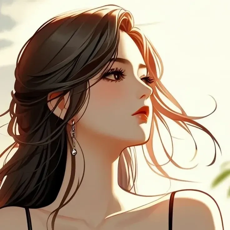 Anime tóc ngắn đeo kính thần thái thông minh dễ thương 
