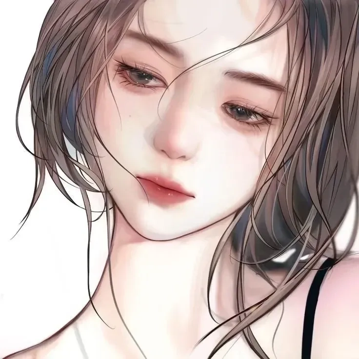 Hình gái anime xinh mắt to lấp lánh dễ thương 