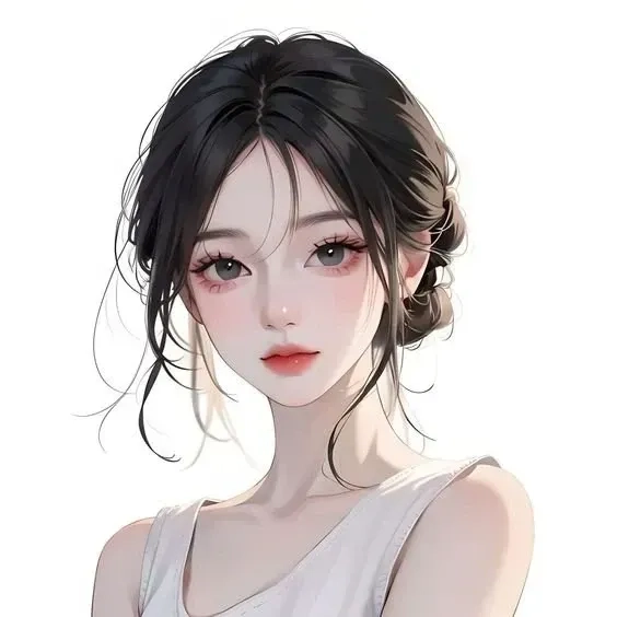Anime nữ tóc ngắn đeo kính phong cách học sinh ngầu 
