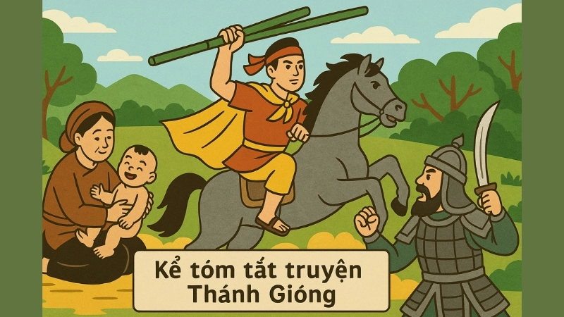 Kể tóm tắt truyện Thánh Gióng hay và đầy đủ nhất