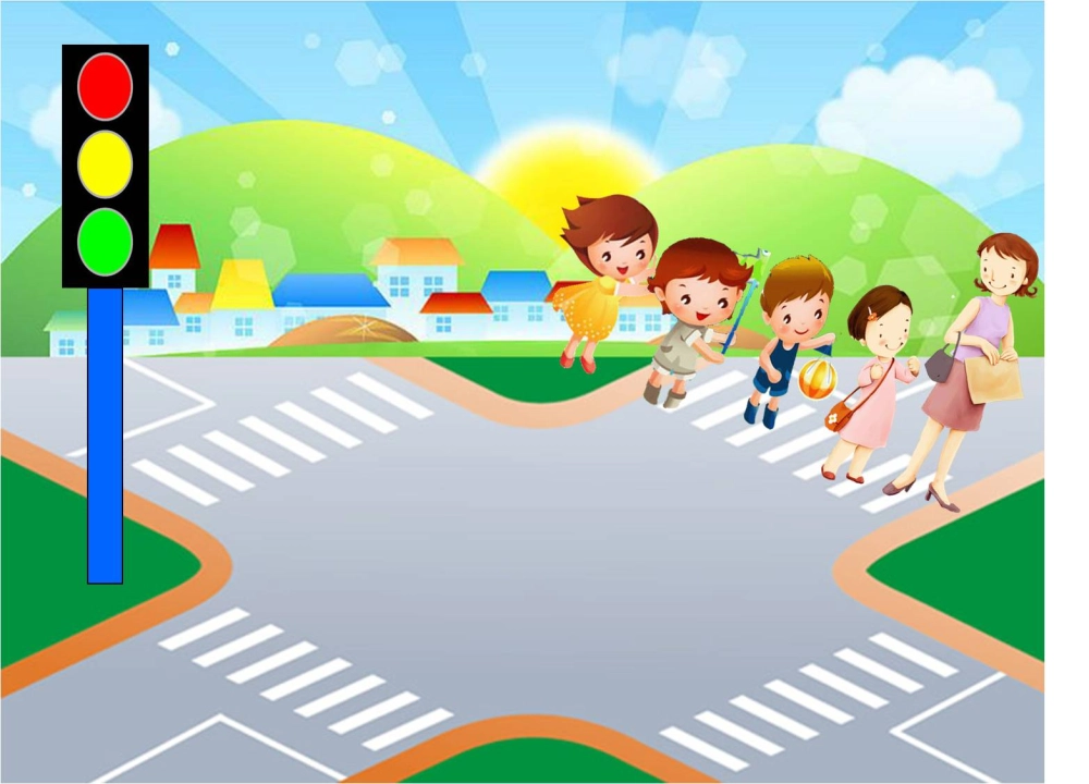 Bé học điều hay từ Đèn giao thông