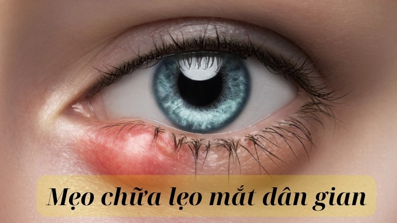 Một số mẹo chữa lẹo mắt dân gian hiệu quả tại nhà