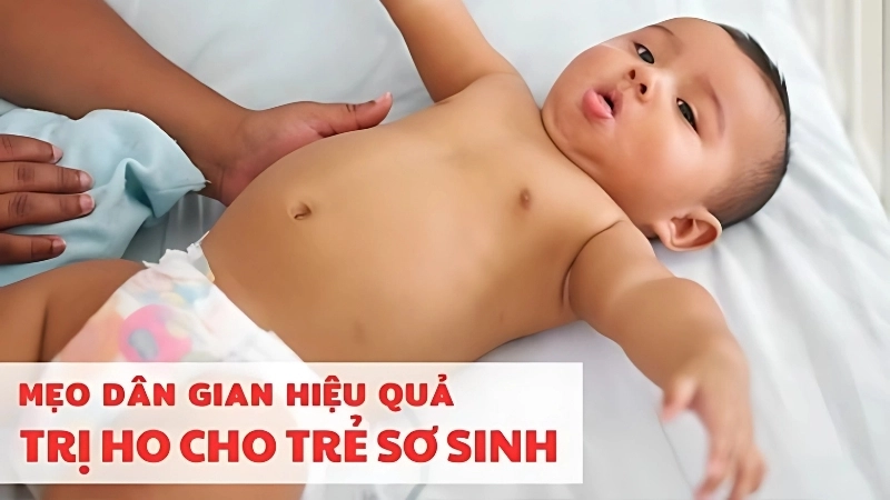 Các mẹo dân gian trị ho cho trẻ sơ sinh phổ biến