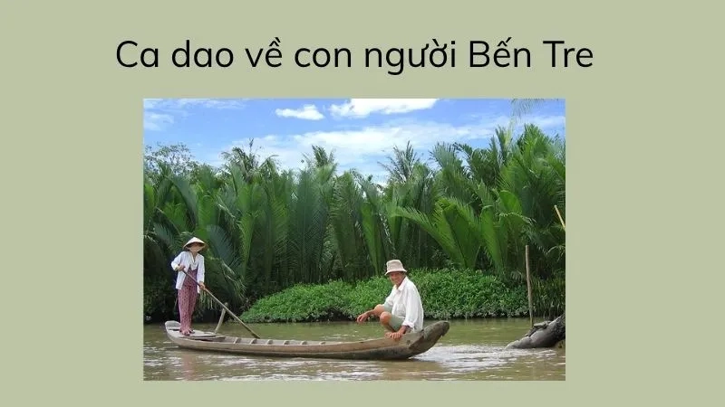 Ca dao về con người Bến Tre
