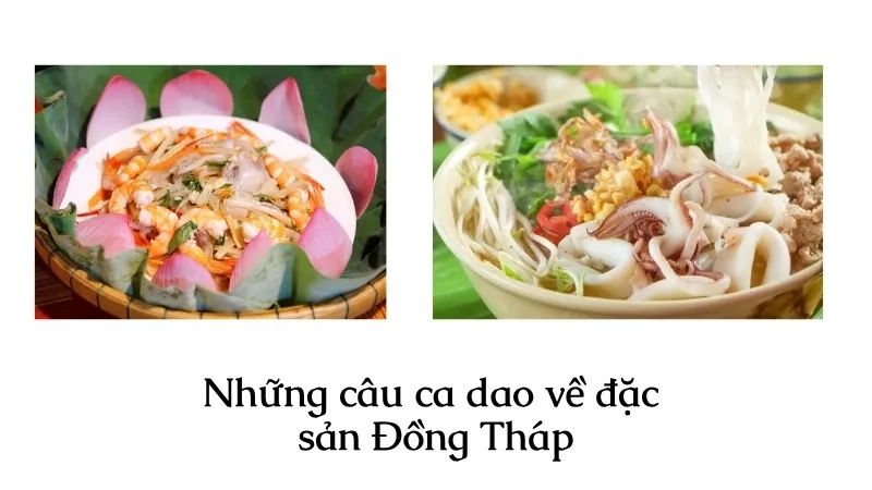 Những câu ca dao về đặc sản Đồng Tháp