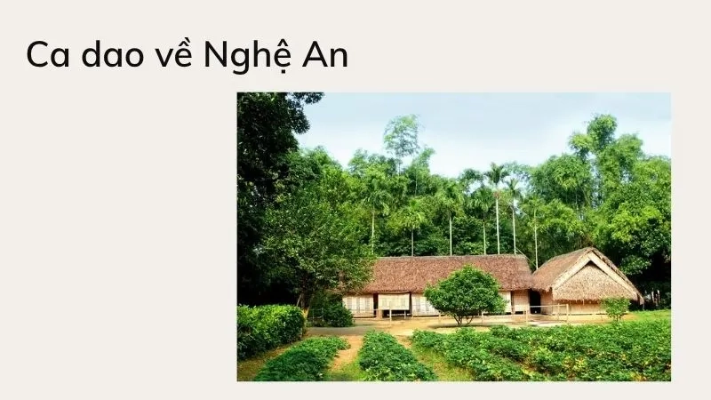 Ca dao về Nghệ An