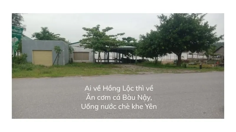 Ai về Hồng Lộc thì về Ăn cơm cá Bàu Nậy,
