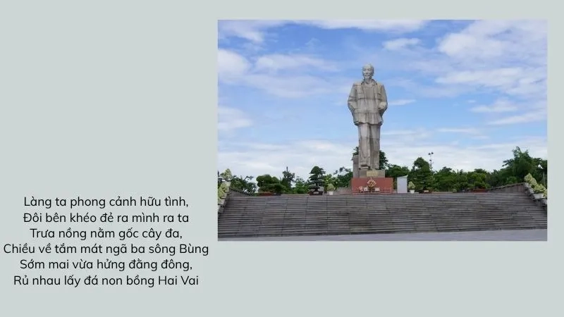  Làng ta phong cảnh hữu tình, Đôi bên khéo đẻ ra mình ra ta