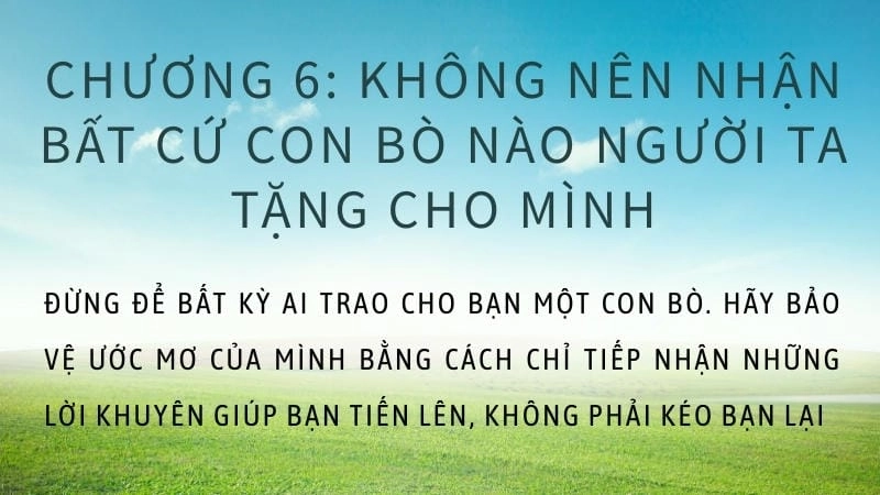 Đọc sách Ngày xưa có một con bò, khám phá bí quyết sống tự do.