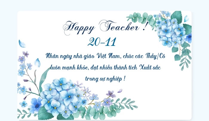 Bài thơ về 20 tháng 11 gợi nhớ lời gọi Cô ơi thuở nhỏ