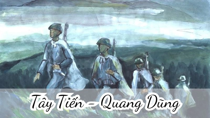 khắc họa thành công hình tượng người lính Tây Tiến trên cái nền thiên nhiên núi rừng miền Tây hùng vĩ