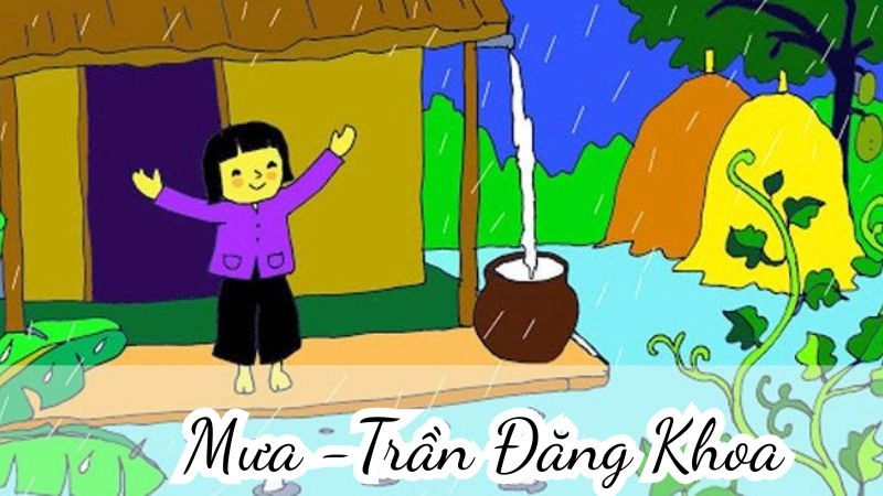 Bài thơ đã miêu tả chính xác và sinh động cảnh vật thiên nhiên trước và trong cơn mưa rào ở làng quê
