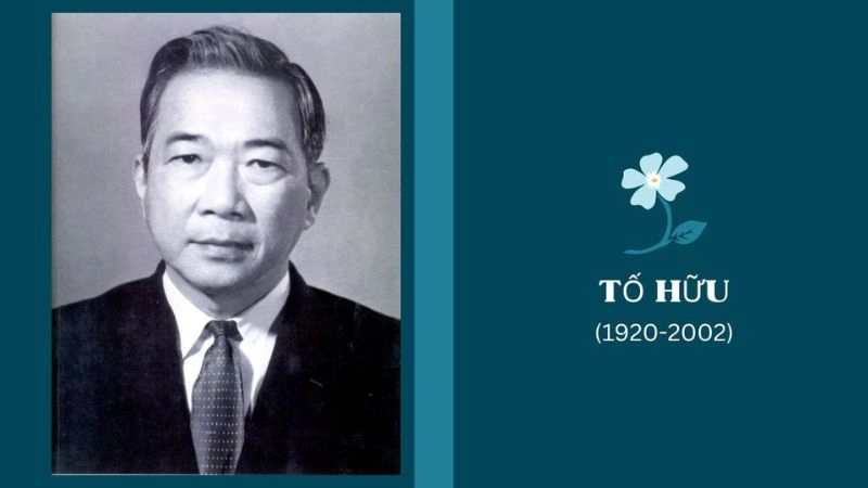  Tố Hữu (1920-2002), tên khai sinh là Nguyễn Kim Thành, quê ở tỉnh Thừa Thiên – Huế