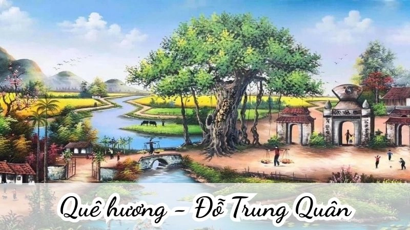 Bài thơ Quê hương được đăng lần đầu vào năm 1986 với tên gọi là Bài học đầu cho con