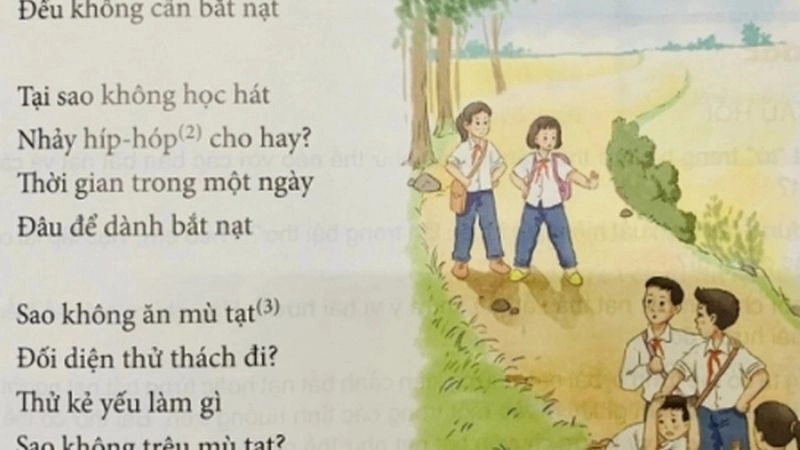 Bài thơ Bắt nạt truyền tải một thông điệp sâu sắc về lòng nhân ái và sự đồng cảm