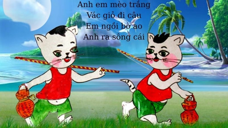 Bài thơ Mèo đi câu cá gửi gắm bài học lớn về sự kiên trì và tập trung