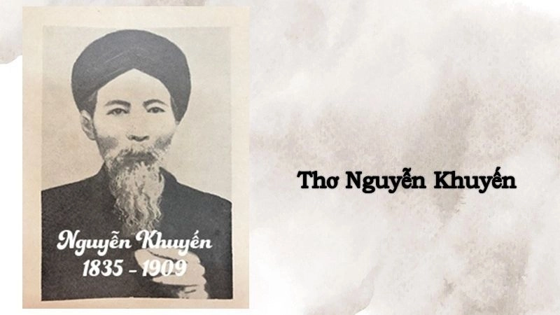 Nguyễn Khuyến là một người tài năng, có tấm lòng yêu nước thương dân