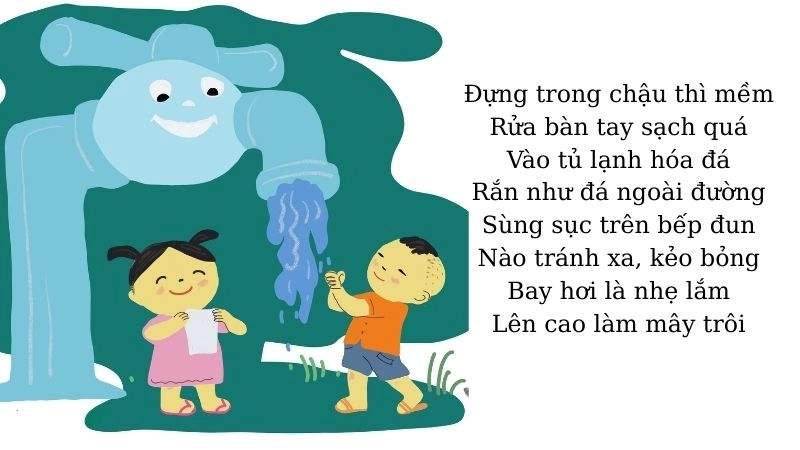 Bài thơ Nước mộc mạc mà đầy chất thơ