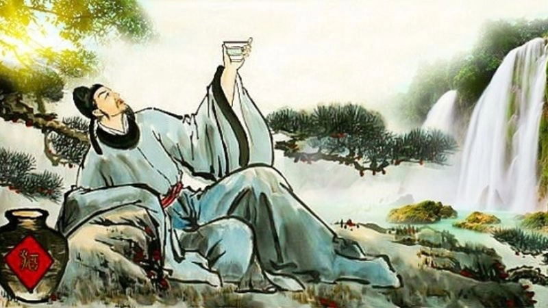 Bài thơ Uống rượu tiêu sầu là men cay của kiếp người