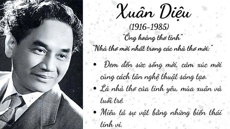 Tác giả Xuân Diệu kết hợp say đắm giữa cổ điển và hiện đại