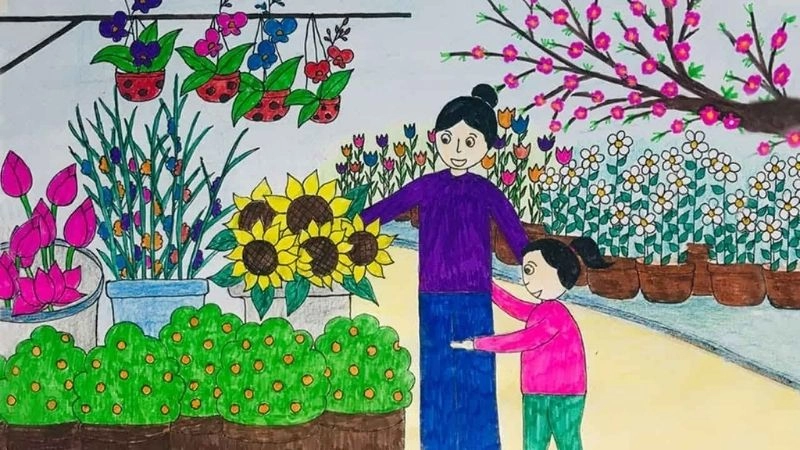 Bài thơ Xuân yêu thương khơi dậy xúc cảm xưa