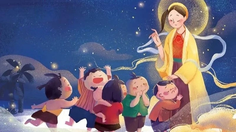 Bài thơ Trăng rằm tháng tám sáng ngời như cổ tích