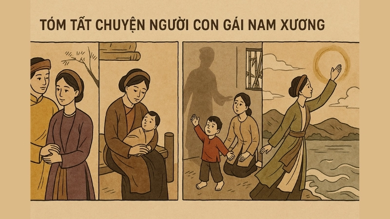 Tóm tắt chuyện người con gái Nam Xương ngắn gọn dễ hiểu